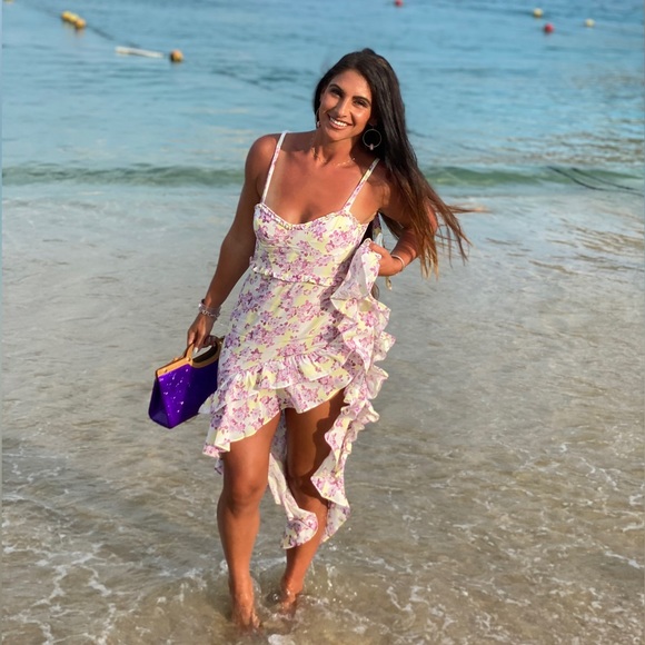 FOR LOVE & LEMONS Caroline Floral High-Low Dress - Picture 6 of 6